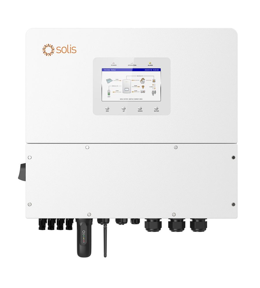 Гибридный инвертор Solis S6-EH3P20K-H 20кВт, 4 MPPT, высоковольтный, трехфазный S6-EH3P20K-H фото