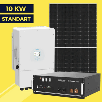 Гібридна сонячна станція на 10 кВт Standart Deye 10 kw | LP Longi 450W 9004 фото