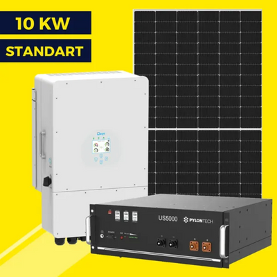 Гибридная солнечная станция на 10 кВт Standart | Deye 10 kw | LP Longi 450W 9004 фото