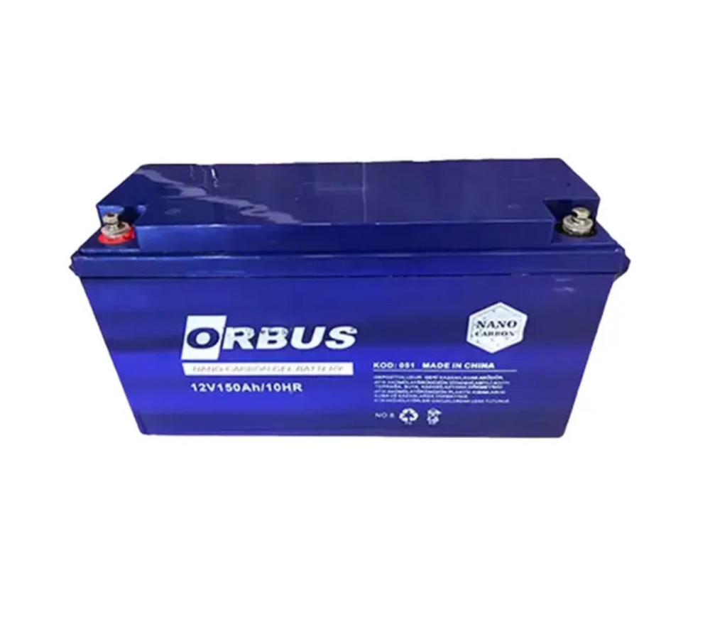 Акумуляторна батарея ORBUS CG12150 GEL 12 V 150 Ah (485 x 172 x 240) Black Q1/34 743 фото