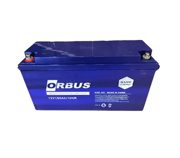 Акумуляторна батарея ORBUS CG12150 GEL 12 V 150 Ah (485 x 172 x 240) Black Q1/34 743 фото