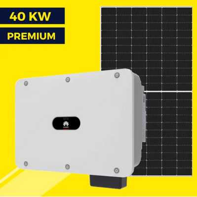 Сетевая солнечная станция на 50 кВт Premium | Huawei 50 kw | Risen 550W 4001 фото