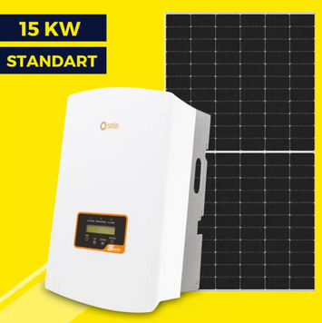 Мережа сонячної станції на 15 кВт Standart | Solis 15 kw | LP Longi 425W 4005 фото