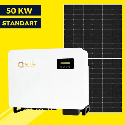 Сетевая солнечная станция на 50 кВт Standart | Solis 50 kw | LP Longi 425W 6003 фото