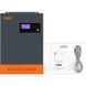 Інвертор Powmr POW-HVM5.5K-48V-P + акумулятор Powmr Powerwall (безперебійник, UPS, ДБЖ для будинку/квартири/офісу), 5500Вт, 4800 Вт&middot;год POW-HVM5.5K-POW-LIO48100 фото 9