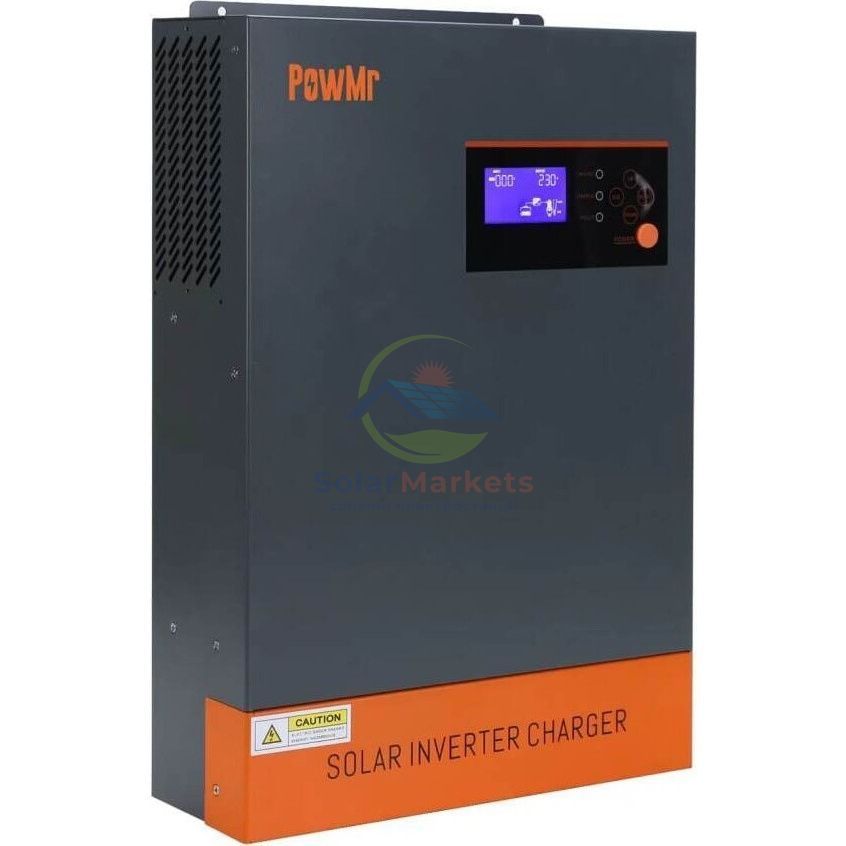 Інвертор Powmr POW-HVM5.5K-48V-P + акумулятор Powmr Powerwall (безперебійник, UPS, ДБЖ для будинку/квартири/офісу), 5500Вт, 4800 Вт&middot;год POW-HVM5.5K-POW-LIO48100 фото
