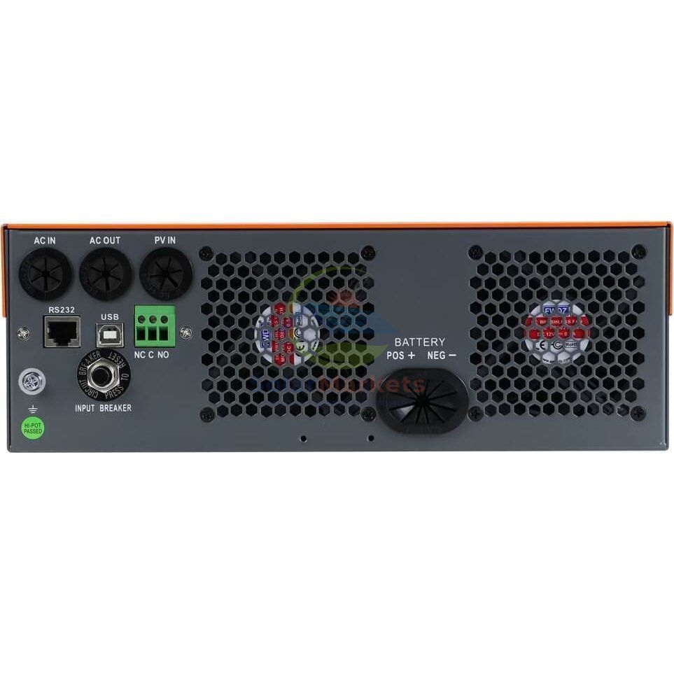 Інвертор Powmr POW-HVM5.5K-48V-P + акумулятор Powmr Powerwall (безперебійник, UPS, ДБЖ для будинку/квартири/офісу), 5500Вт, 4800 Вт&middot;год POW-HVM5.5K-POW-LIO48100 фото