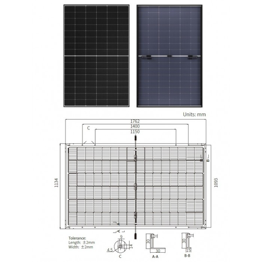 Купити Сонячна панель Longi Solar LR8-48HGD-450M Hi-MO7 bifacial в