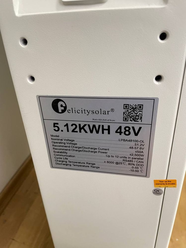 LPBA48100-OL 51.2V 100AH ​​5.12KWH LiFePO4 5.1 кВт  LPBA48100-OL фото